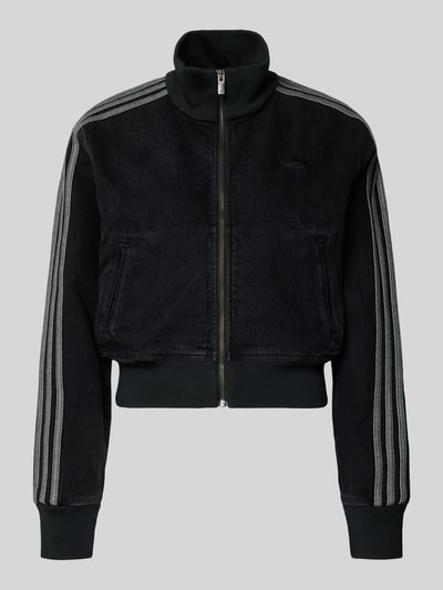adidas Originals Jeansjacke mit Reißverschluss Anthrazit 2