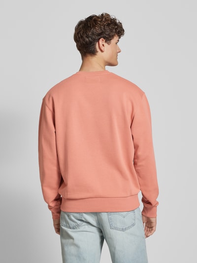 CHAMPION Sweatshirt mit Label-Stitching Apricot 5