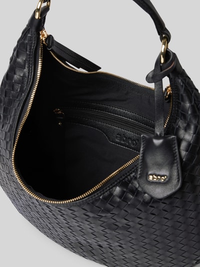 Abro Handtasche in Flecht-Optik Modell 'NANA' Black 5