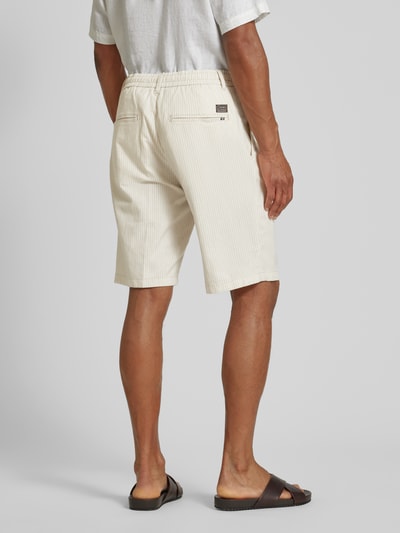 JOOP! Jeans Regular Fit Bermudas mit Bindegürtel Modell 'RUBY' Beige 5