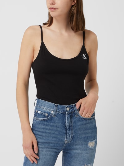 Calvin Klein Jeans Body met logoprint  Zwart - 4