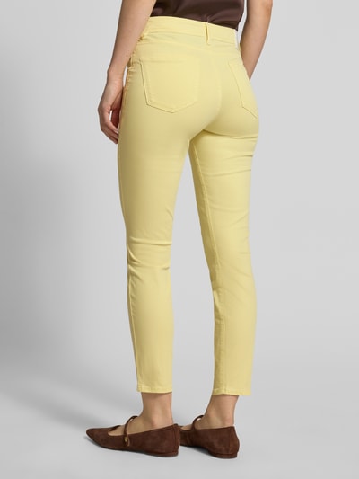 Brax Slim fit broek in verkorte pasvorm model 'SHAKIRA' Lichtgeel - 5