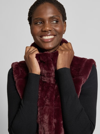 monari Gilet met opstaande kraag Bordeaux - 3