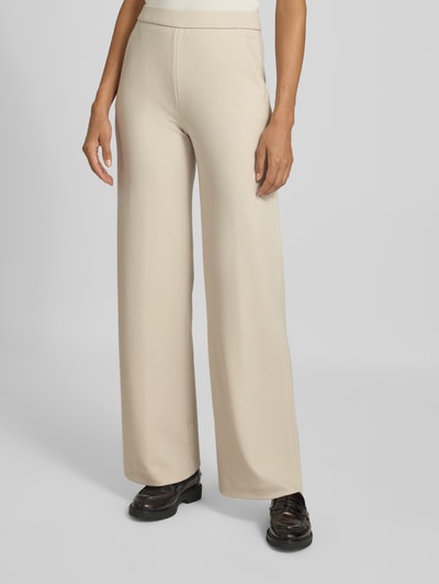 Raffaello Rossi Wide Leg Hose mit Eingrifftaschen Modell 'Palina' Sand 4