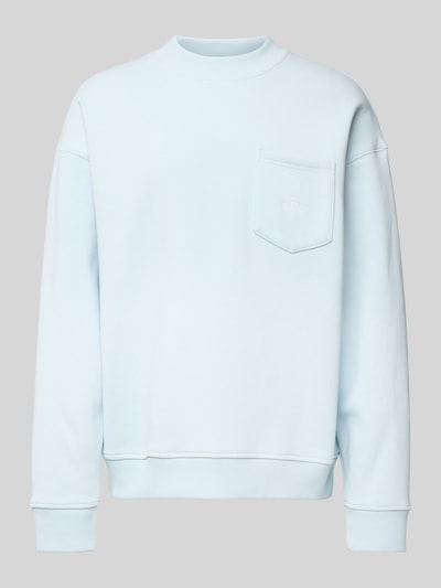 BLKVIS Sweatshirt met borstzak Lichtblauw - 2