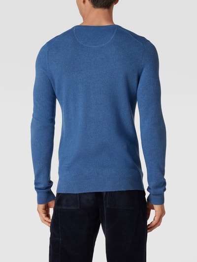 MCNEAL Pullover in Ripp-Optik Modell 'FILO' Royalblau meliert 5