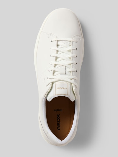 Produktfoto, Sneakersy z naturalnej skóry model 'Baltimoore' od Geox, krój zaokrąglony, detal z logo, profilowana podeszwa, wysokość obcasa w rozmiarze 44: 4 cm, wysokość cholewki w rozmiarze 44: 8 cm, szerokość w rozmiarze 44: 7 cm