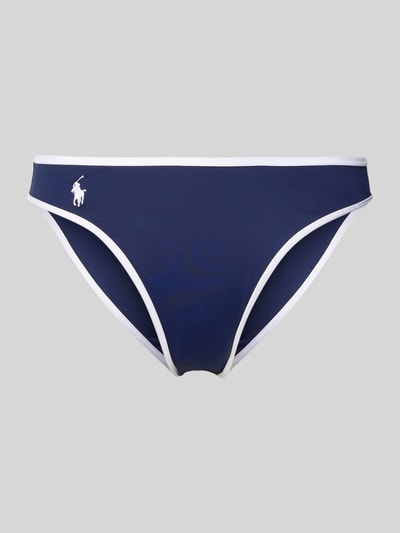 Produktfoto, Bikini-Hose mit Logo-Stitching von Polo Ralph Lauren, Mehrfarbig, Optik: Mehrfarbig, Logo-Stitching, glatte Textur