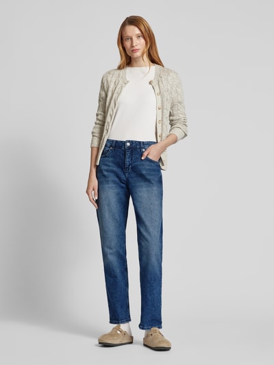 MAC Straight Fit Jeans im 5-Pocket-Design Dunkelblau 1