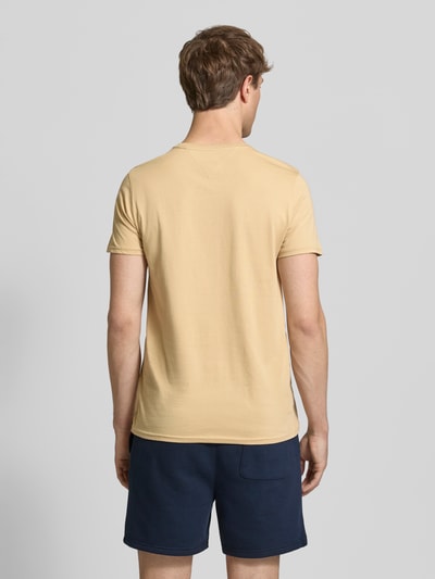 Tommy Jeans Regular Fit T-Shirt aus reiner Baumwolle Beige 5