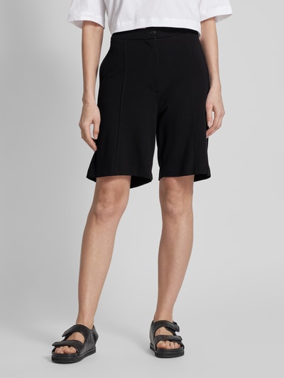 Armedangels Regular Fit Bermudas mit fixierten Bügelfalten Modell 'LAIDAA' Black 4