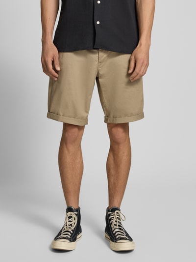 Redefined Rebel Regular Fit Chino-Shorts mit Gürtel Modell 'MIKE' Beige 4