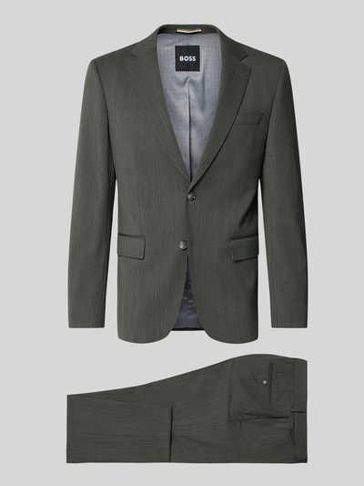 BOSS Slim fit pak met scheerwol, model 'H-HUGE' Groen - 2