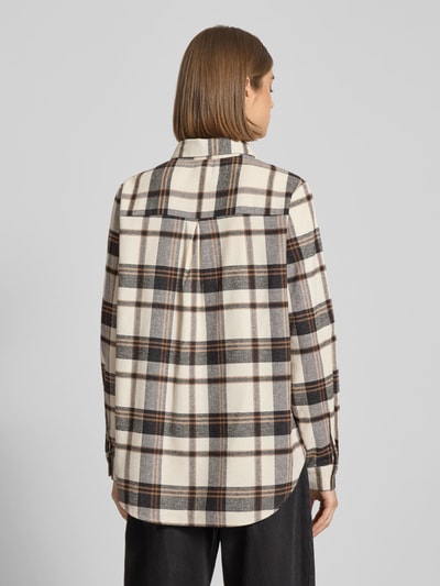 Only Regular Fit Hemdbluse aus Baumwoll-Flanell Modell 'FIE' Sand 5