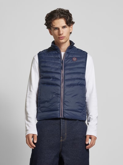 Jack & Jones Steppweste mit Label-Patch Modell 'ESPRINT' Marine 4