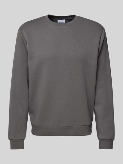 Jack & Jones Sweatshirt mit Rundhalsausschnitt Modell 'BRADLEY' Mittelgrau 1