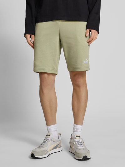PUMA PERFORMANCE Sweatshorts met elastische band Lichtgroen - 4