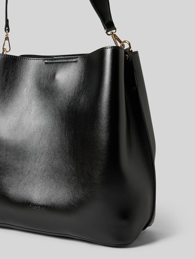 Seidenfelt Handtasche mit Schulterriemen Modell 'ALUNDA HOBO' Black 3