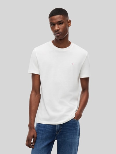Tommy Jeans T-shirty o kroju slim fit z czystej bawełny w zestawie 2 szt. Granatowy 4