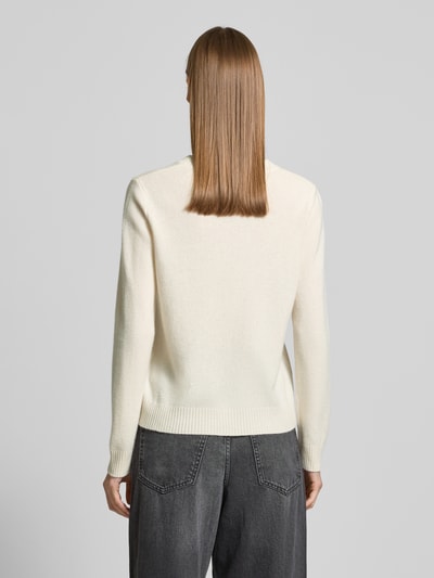 Weekend Max Mara Strickpullover mit Label-Print Modell 'KANSAS' Offwhite 5