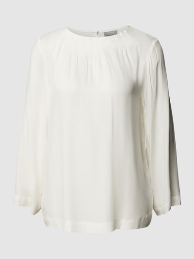 Fransa Blouse met plooien, model 'Zuri' Offwhite - 2