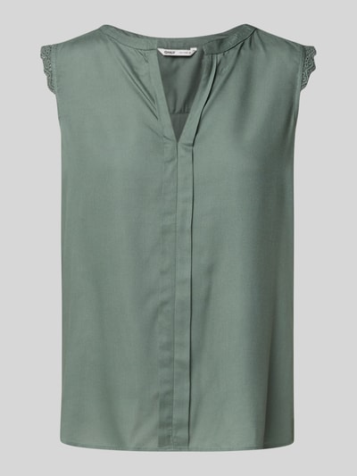 Only Regular Fit Blusentop aus reiner Viskose Modell 'KIMMI' Schilf 2