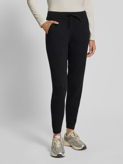 Christian Berg Woman Slim fit sweatpants van viscosemix Zwart - 4