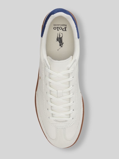 Polo Ralph Lauren Sneakersy z naturalnej skóry bydlęcej Biały 3