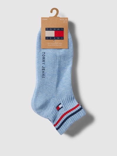 Tommy Hilfiger Skarpety z nadrukiem z logo w zestawie 2 szt. Jeansowy niebieski 3