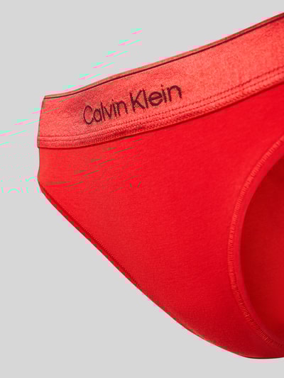 Calvin Klein Underwear Slip met elastische band en labeldetails Rood - 2