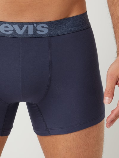 Levi's® Boxershort met stretch in set van 2 Jeansblauw gemêleerd - 2