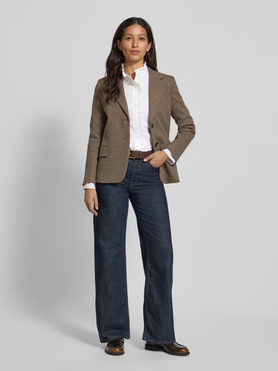 Tommy Hilfiger Bluzka koszulowa o kroju relaxed fit z czystej bawełny Biały 1