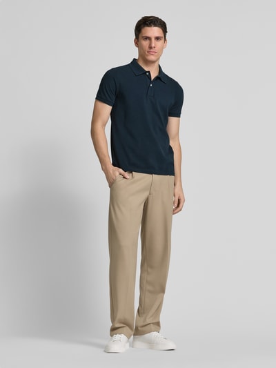 Geox Regular Fit Poloshirt mit Polokragen Marine 1