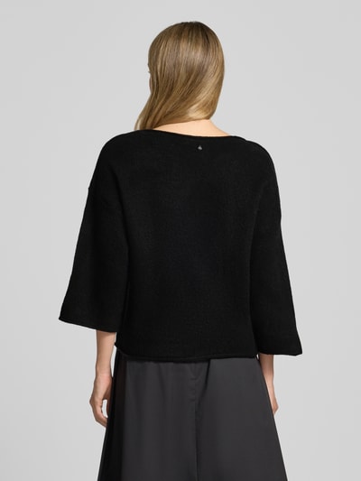 ROBE LÉGÈRE Strickpullover mit Leinen-Anteil Black 5