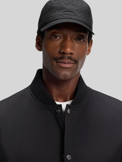 BOSS Cap mit Allover Logo-Stitching Modell 'SETH-M-PA' Black 1