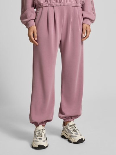 EA7 Emporio Armani Sweatbroek met elastische band Rosé - 4