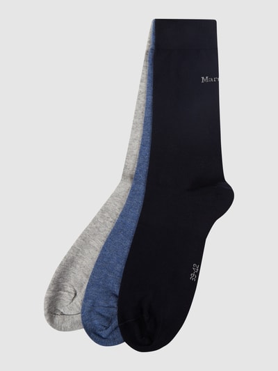 Marc O'Polo Socken aus Bio-Baumwollmischung im 3er-Pack  Marine 1