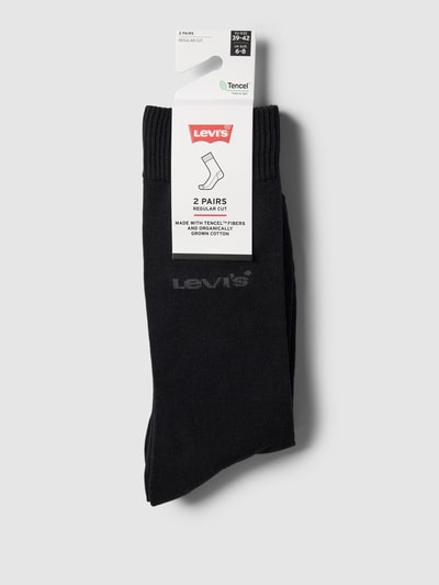 Levi's® Skarpety z prążkowanymi wykończeniami Czarny 3