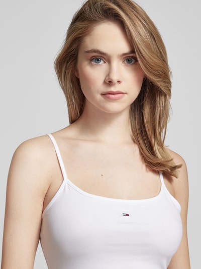 Tommy Jeans Tanktop met verstelbare spaghettibandjes in een set van 2 stuks Felroze - 3