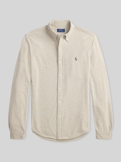 Produktfoto, Regular Fit vrijetijdsoverhemd uit puur katoen van Polo Ralph Lauren, look: effen kleuren, button-downkraag, doorlopende knoopsluiting, lange mouw, sportmanchet, piqué, gestikt logo