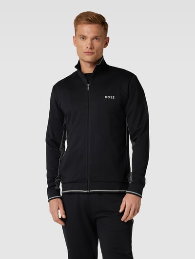 BOSS Sweatjacke mit Stehkragen Black 4