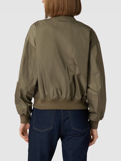 Marc O'Polo Blouson mit Label-Details Olivgrün 5
