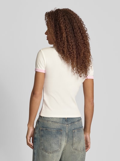 OH APRIL T-shirt met labelprint Offwhite - 5