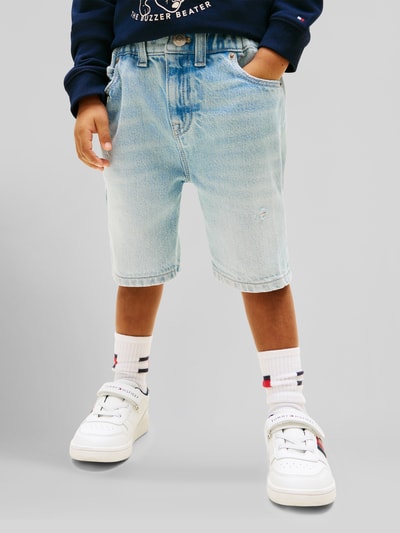 Tommy Hilfiger Kids Regular Fit Jeansshorts mit 5-Pocket-Design Hellblau 4