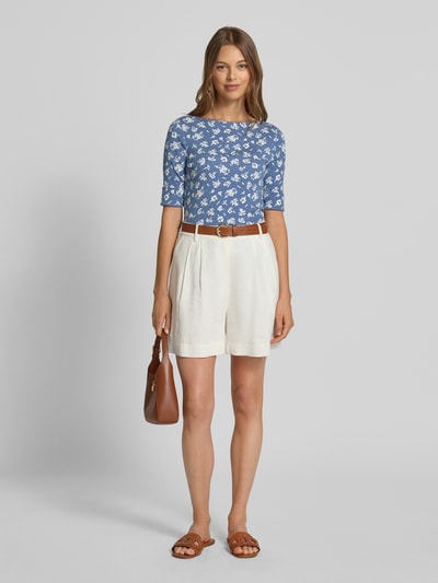 Lauren Ralph Lauren T-Shirt mit 1/2-Arm Modell 'JUDY' Bleu Melange 1