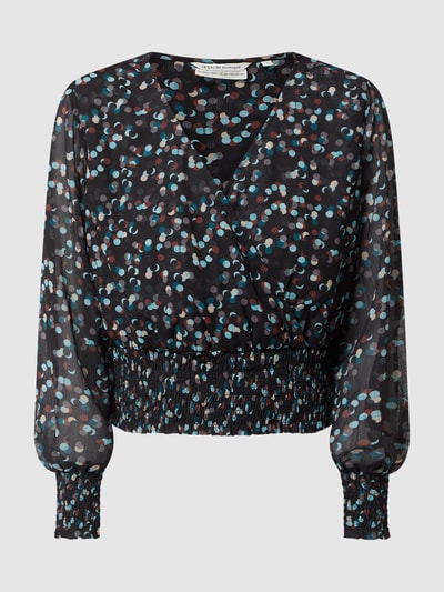 Tom Tailor Denim Blusenshirt aus Chiffon Black 2