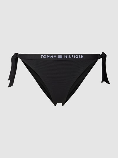 TOMMY HILFIGER Figi bikini z nadrukiem z logo Czarny 1