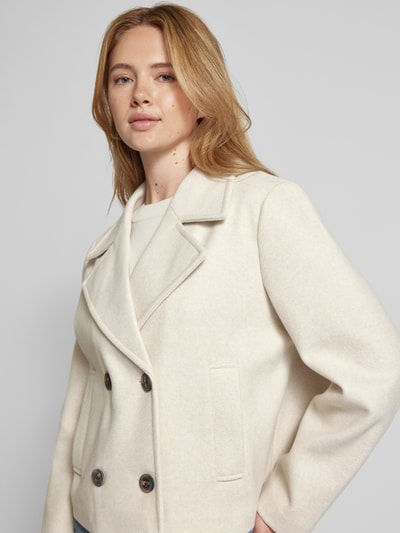 Vero Moda Kort jasje met reverskraag, model 'INCEMIA' Beige - 3