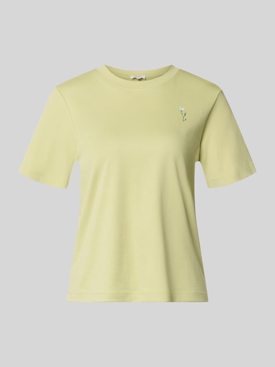 s.Oliver RED LABEL Regular Fit T-Shirt aus reiner Baumwolle Hellgruen 2