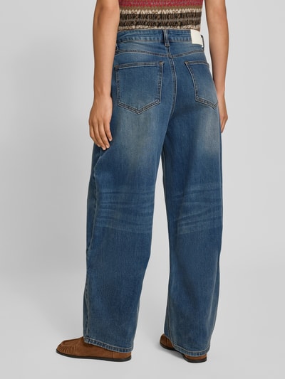 Gestuz Barrel fit jeans in used-look Jeansblauw - 5